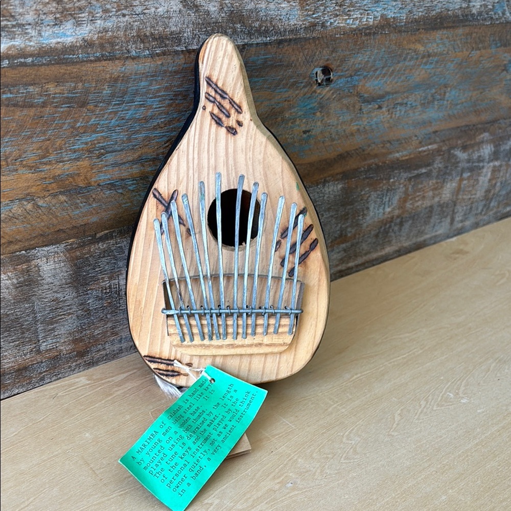 Handmade And Hand-Painted In South Africa 12 Note Marimba